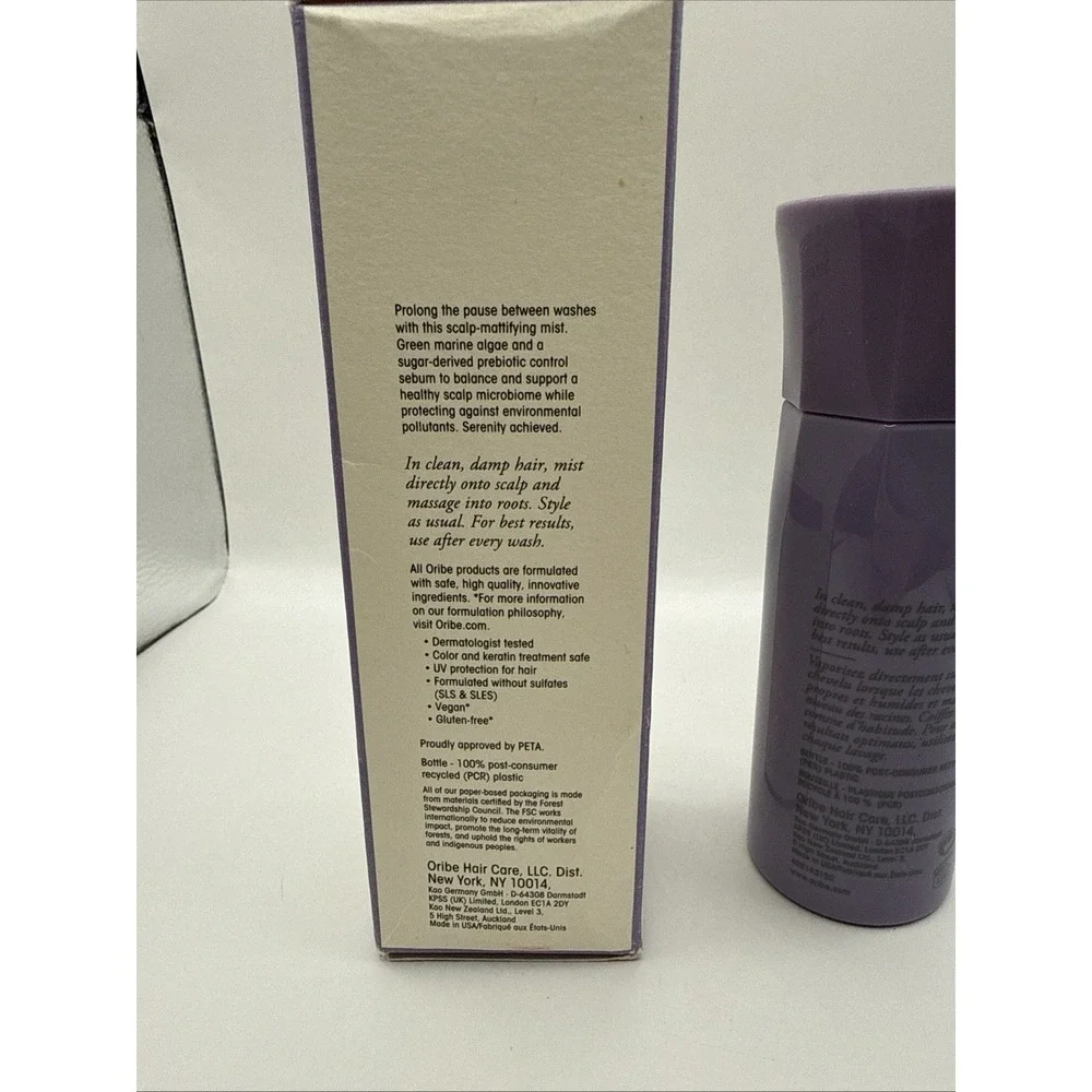 ORIBE Serene Scalp Oil Control Treatment Mist 4.2oz - New WITH  Box